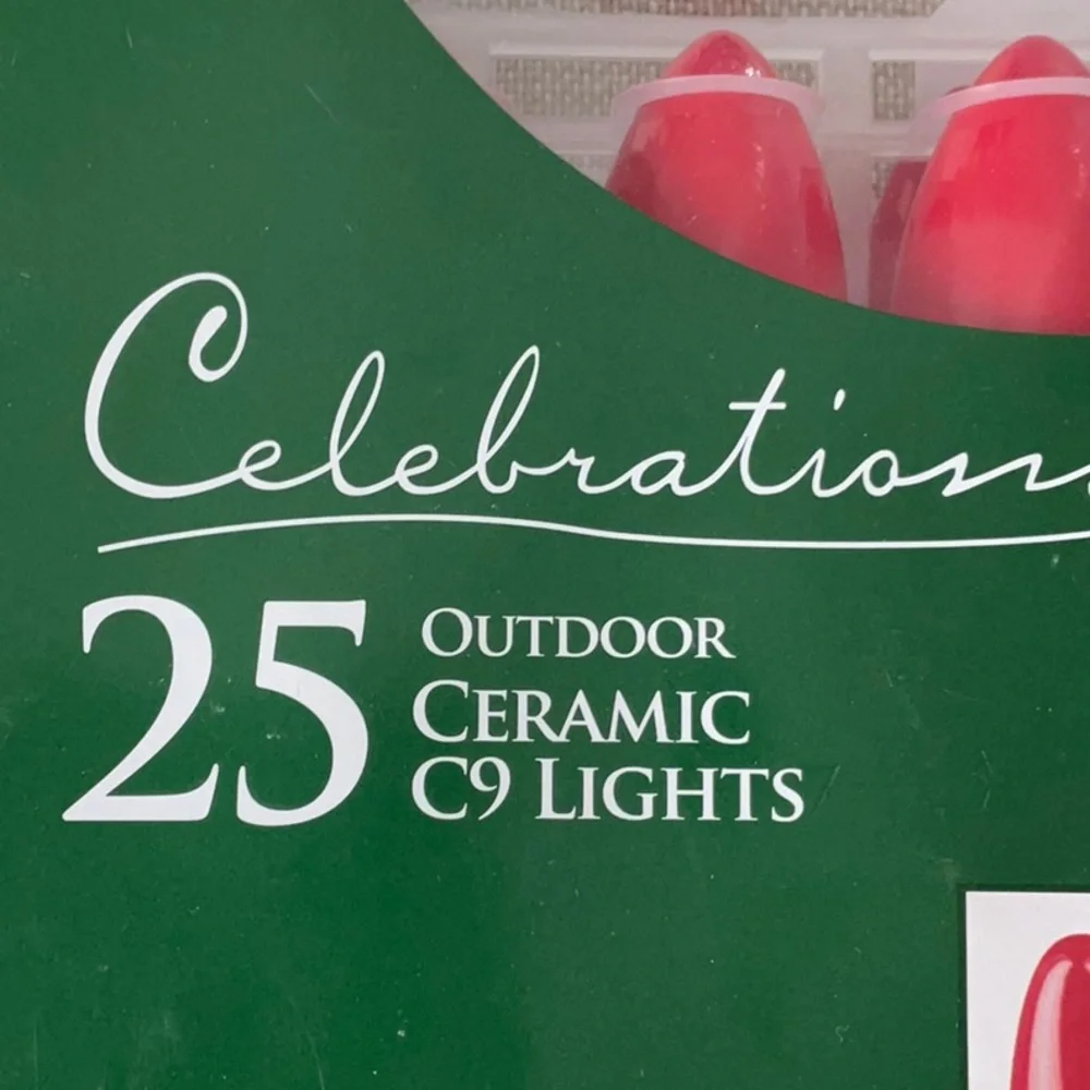 Celebrations Outdoor Ceramic C9 Lights